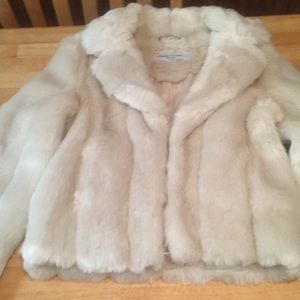 Wilson’s Leather Faux Fur Ivory